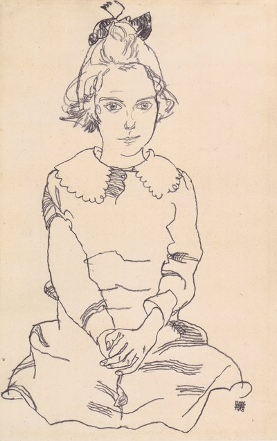 Portrait of Maria Steiner by Egon Schiele